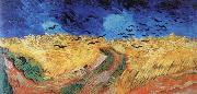 Vincent Van Gogh wheat field with crows France oil painting artist